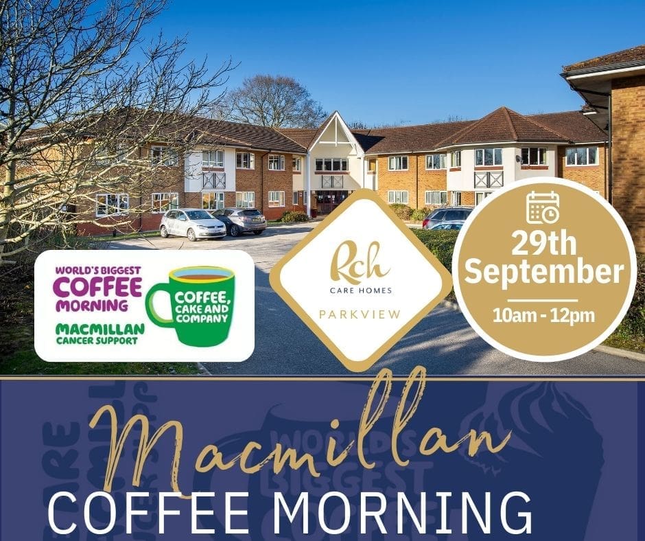 Park View Care Centre Macmillan Coffee Morning RCH